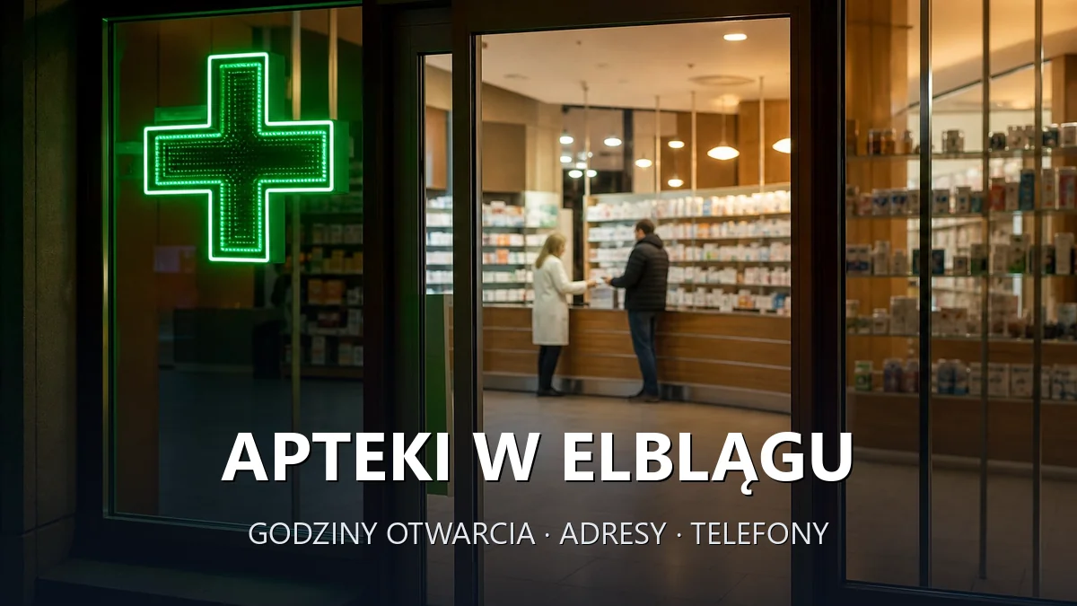 Apteki w Elblągu - godziny otwarcia i dyżury