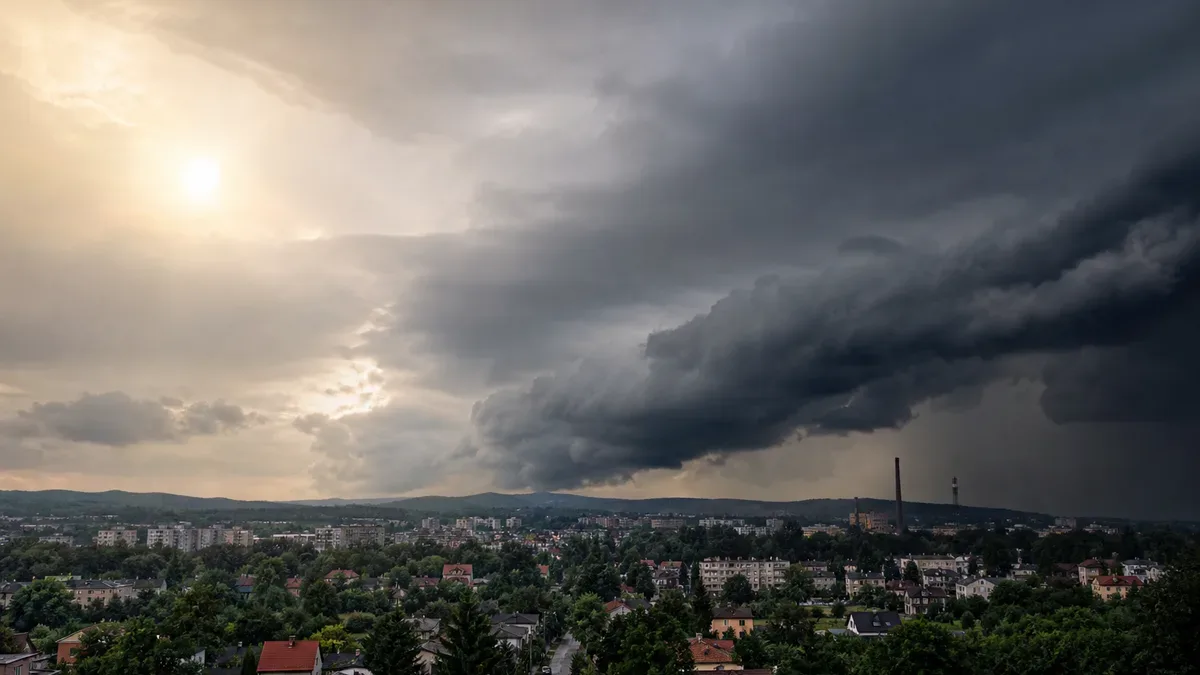 Burze w Elblągu możliwe w trzeciej dobie. IMGW podaje szczegóły
