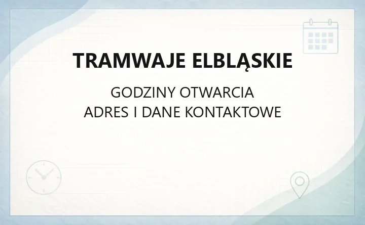 Tramwaje Elbląskie - kontakt, linie, bilety i inwestycje