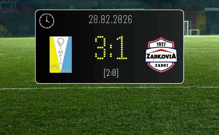 [PIŁKA NOŻNA] Olimpia Elbląg – Ząbkovia Ząbki 3:1 w Betclic 3. Liga Grupa 1 (Grupa I)