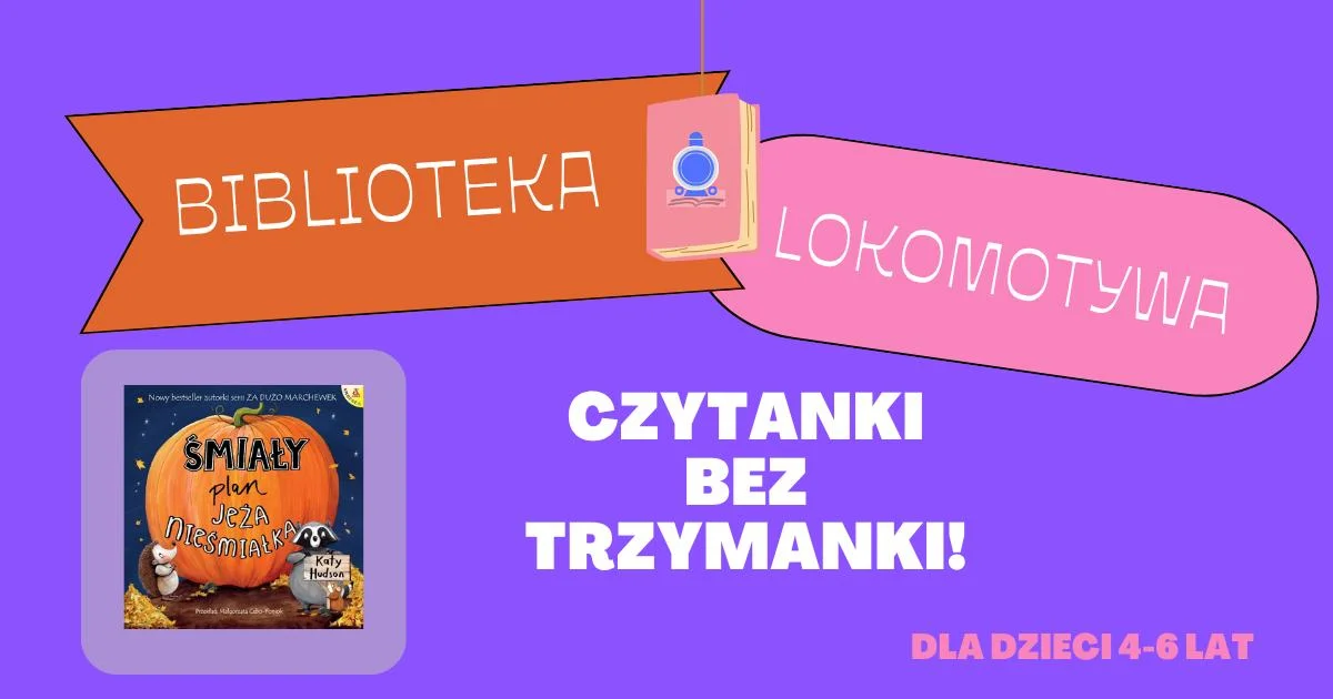 Grafika promocyjna wydarzenia Czytanki bez trzymanki w Elblągu