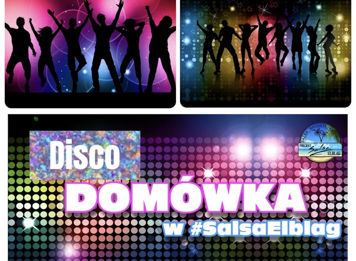 Grafika promocyjna wydarzenia DJ Disco Domówka w Salsa Elbląg