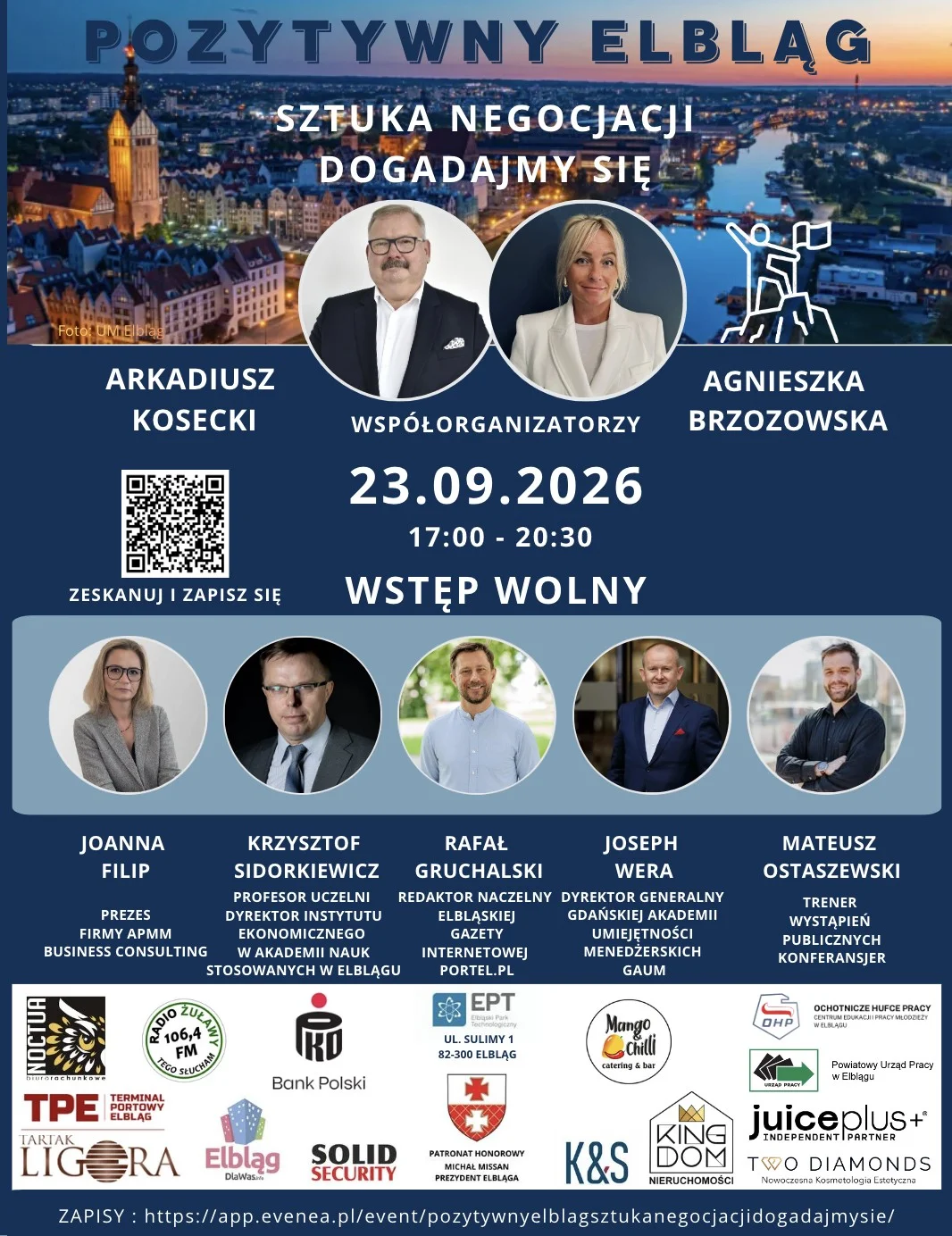 Grafika promocyjna wydarzenia Sztuka negocjacji. Dogadajmy się