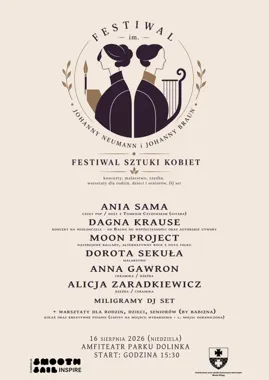 Grafika promocyjna wydarzenia Festiwal Sztuki Kobiet