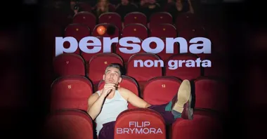 Grafika promocyjna wydarzenia Filip Brymora – stand-up persona non grata w Elblągu