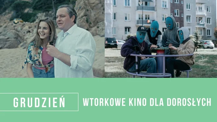 Grafika promocyjna wydarzenia Wtorkowe Kino dla Dorosłych — grudniowe pokazy w Kinie Światowid