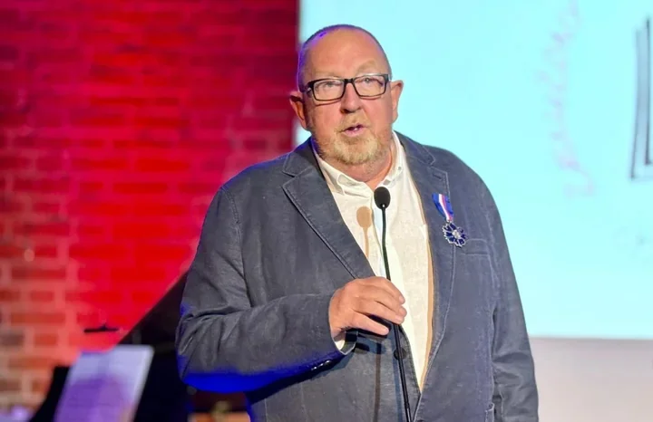 Elbląg świętuje - Jacek Nowiński z medalem Gloria Artis