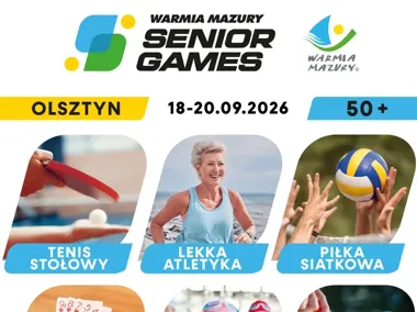 Senior Games 2026 na Warmii i Mazurach. Trzy dni sportu dla osób 50+