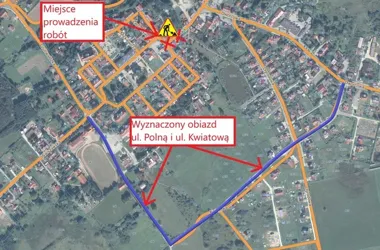 Skrzyżowanie w Młynarach zamknięte przez pięć godzin. Jest objazd