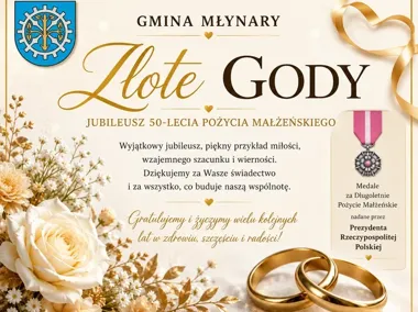 Pięćdziesiąt lat razem. W Młynarach uhonorowano małżeńskie jubileusze