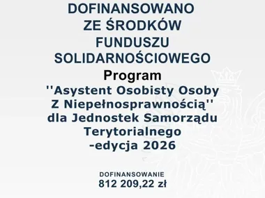 Program Asystent osobisty – wsparcie w codziennym życiu osób z niepełnosprawnością