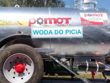 Nowa przyczepa dla Młynar. 5000 litrów wody na wypadek kryzysu
