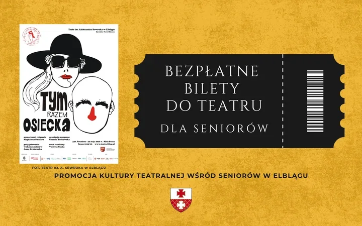 Bezpłatne bilety wracają do teatru. Seniorzy znów dostaną swoją pulę