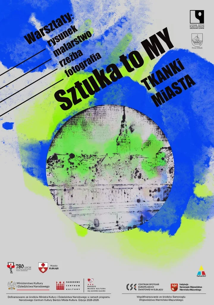 Młodzi artyści pokażą Elbląg po swojemu. Rusza projekt „SzTUka to MY”