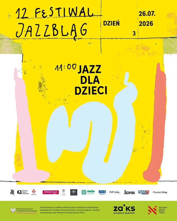 Jazz dla dzieci w Galerii EL. Rodzinny koncert zamknie Festiwal Jazzbląg