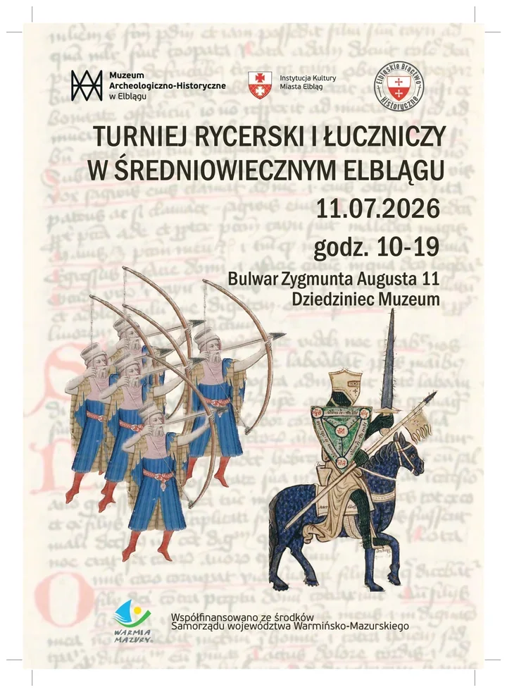 Miecze, łuki i średniowieczny orszak. Elbląg szykuje wielki turniej