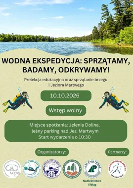 Nurkowie posprzątają Jezioro Martwe. Uczestnicy zajmą się brzegiem