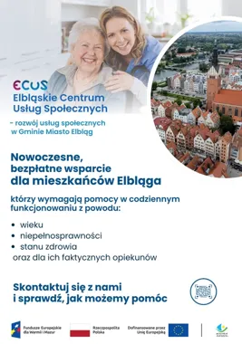 Szeroki pakiet wsparcia w Elblągu. Seniorzy i opiekunowie mogą się zgłaszać