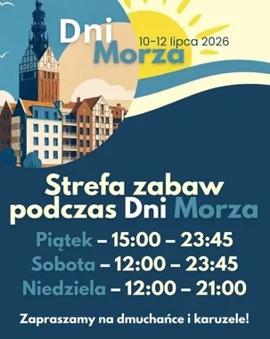 Dmuchańce i karuzele na Starym Mieście. Dni Morza dostaną rodzinny akcent
