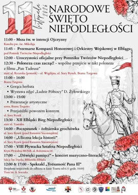 Polonez, bieg i grochówka. Tak zaplanowano obchody w Elblągu