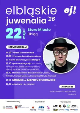 Elbląskie Juwenalia ruszą przez centrum. Na bulwarze sport, koncerty i finał