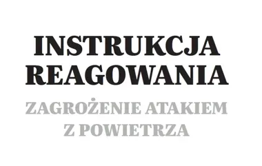 W Elblągu dostępna jest instrukcja reagowania na atak z powietrza