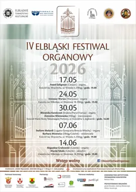 Organy znów zabrzmią w Elblągu. Festiwal wraca na trzy sceny