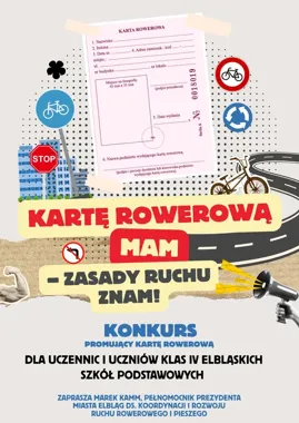 Karta rowerowa na wagę nagród. Elbląg stawia na wiedzę i rywalizację