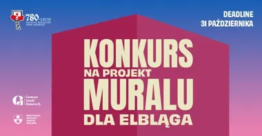 Mural na 122 m² z okazji 780-lecia Elbląga. Nagroda to 7 tys. zł