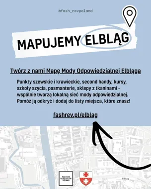 W Elblągu powstaje mapa mody odpowiedzialnej i każdy może dopisać swoje miejsce