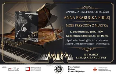 Książka, wspomnienia i recital. Muzyczny wieczór w Kamieniczkach Elbląskich