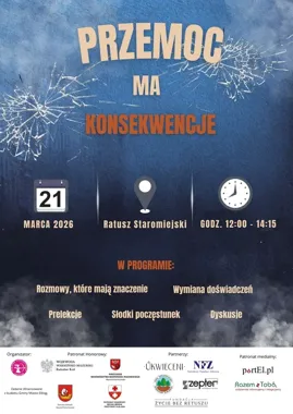 Przemoc ma konsekwencje – spotkanie w Ratuszu Staromiejskim o zapobieganiu przemocy