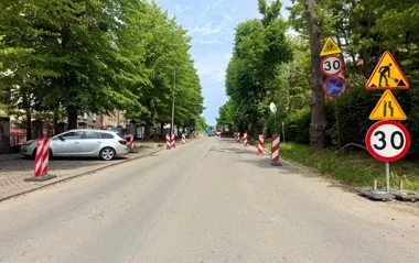 Na ul. Saperów kolejny etap remontu. Kierowców czeka ruch wahadłowy
