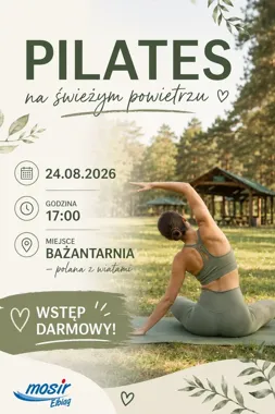 Pilates w Bażantarni bez opłat. MOSiR zaprasza na trening pod chmurką
