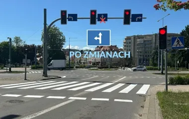 Nowy układ na Traugutta. Kierowcy pojadą inaczej przy Grota–Roweckiego