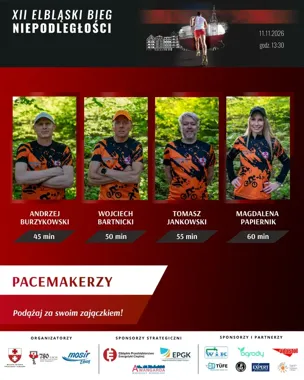 Elbląg pobiegnie z pacemakerami. Tak łatwiej złapać tempo