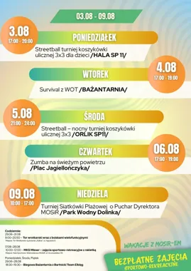 Elbląg rusza na sportowy tydzień - od streetballu po plażówkę