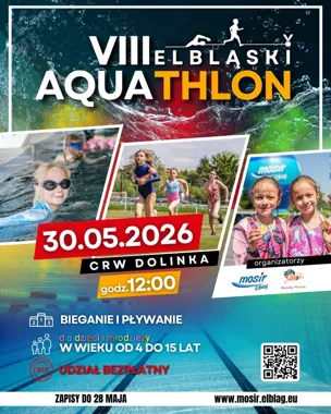 Małe nogi, wielkie emocje - Elbląg znów szykuje aquathlon dla dzieci