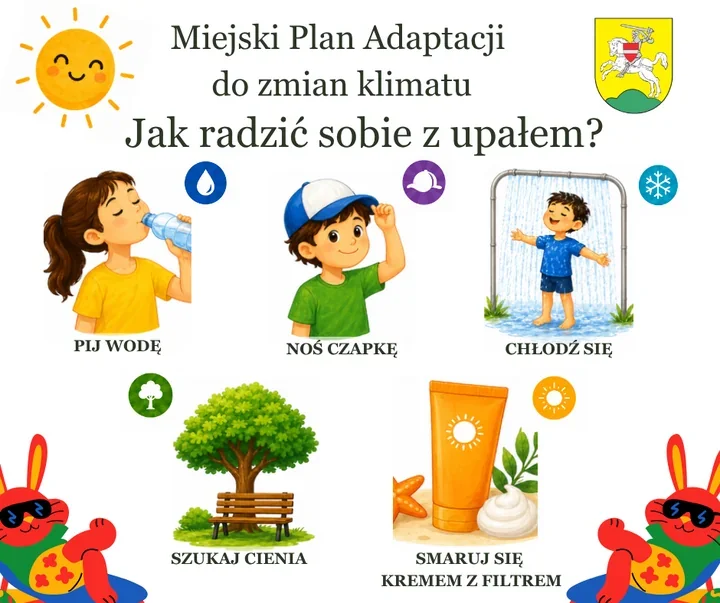 Upał wraca nad Pasłęk. Miasto przypomina proste zasady, które naprawdę działają