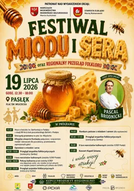 Miód, sery i folklor. Pasłęk szykuje święto z Pascalem Brodnickim