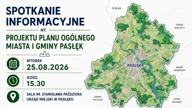 Projekt planu ogólnego Pasłęka jest gotowy. Będzie spotkanie