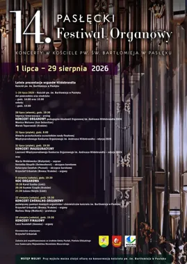 Noc Organowa w Pasłęku. Wieczór muzyki w kościele św. Bartłomieja