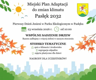 W Pasłęku posadzą drzewa. Jesienny piknik połączy zabawę z edukacją