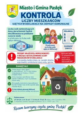 W Pasłęku zużycie wody posłuży do sprawdzania deklaracji odpadowych
