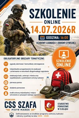 Mieszkańcy powiatu elbląskiego poznają zasady reagowania w kryzysie