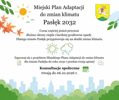 Plan na suszę i ulewy dla Pasłęka. Trwają konsultacje społeczne