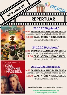 Kino Zamkowe z repertuarem na cały weekend. Dwa filmy w Pasłęku