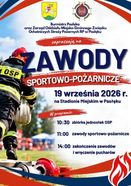 Drużyny OSP zmierzą się na stadionie w Pasłęku. Znamy program