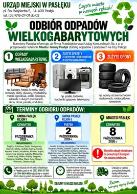 Trzy terminy i trzy frakcje. Zbiórka odpadów w Pasłęku