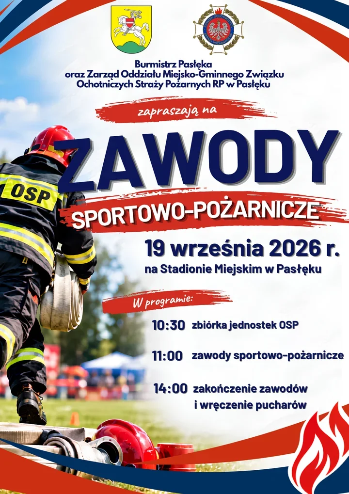 Drużyny OSP zmierzą się na stadionie w Pasłęku. Znamy program